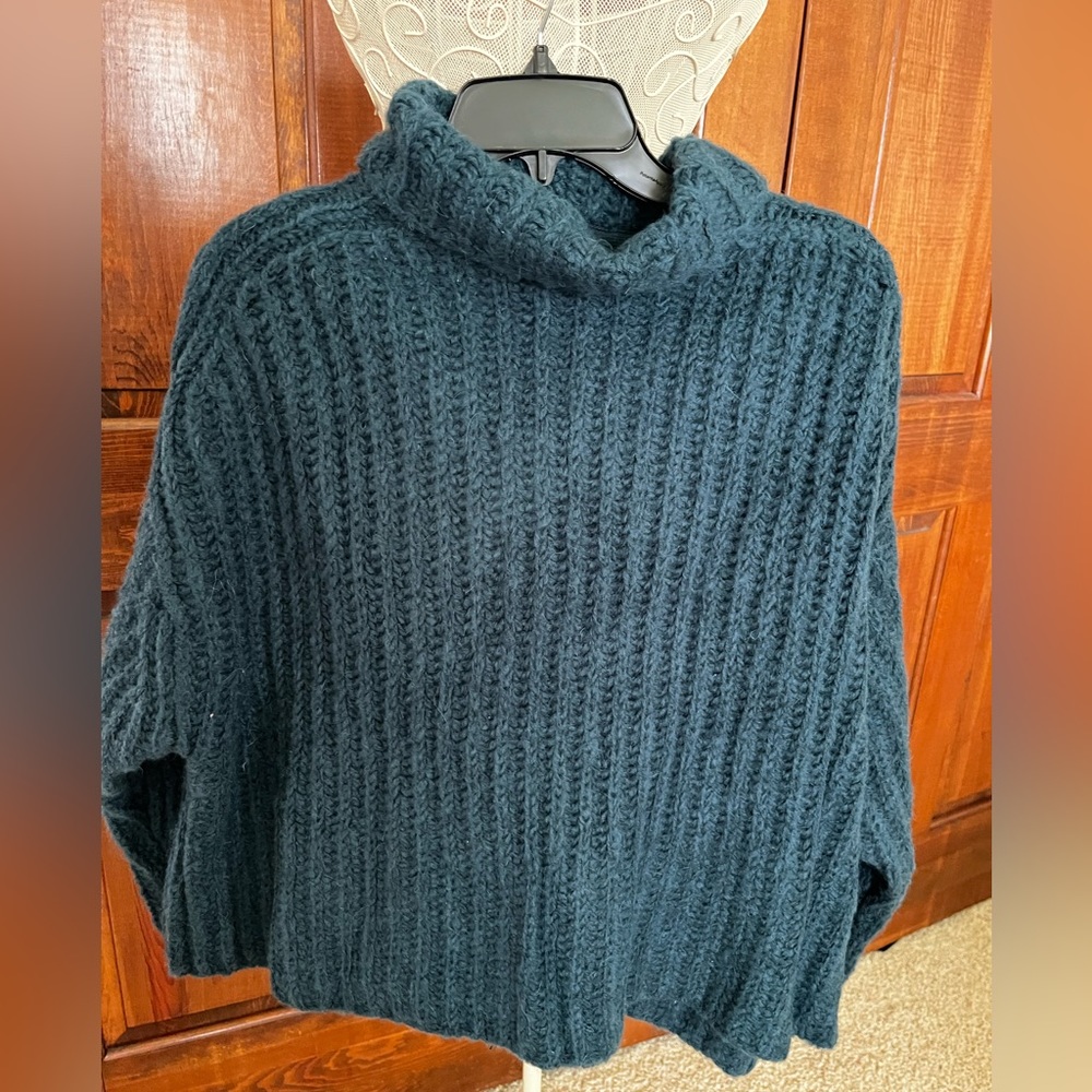 Thick turtleneck sweater